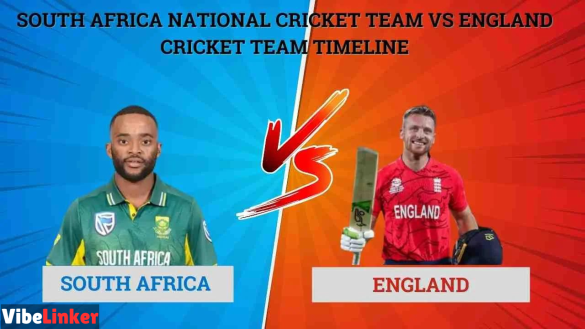 South Africa National Cricket Team vs England Cricket Team Timeline