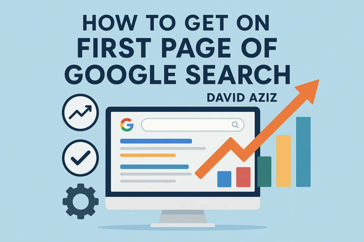 How to Get on First Page of Google Search David Aziz