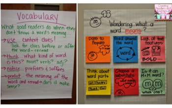 Literacy Anchor Charts: